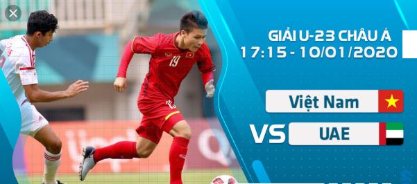VTV5 trực tiếp bóng đá U23 Việt Nam vs U23 UAE
