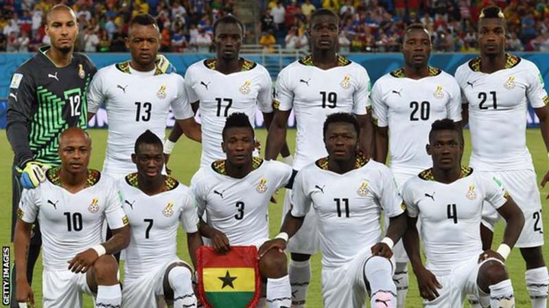 Phong độ thi đấu của đội Ghana