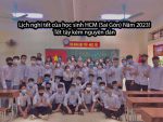 Lịch nghỉ tết của học sinh HCM (Sai Gòn) Năm 2023! Tết tây kèm nguyên đán