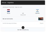 Hà Lan vs Argentina link trực tiếp lúc 22h00 ngày 9/12/2022